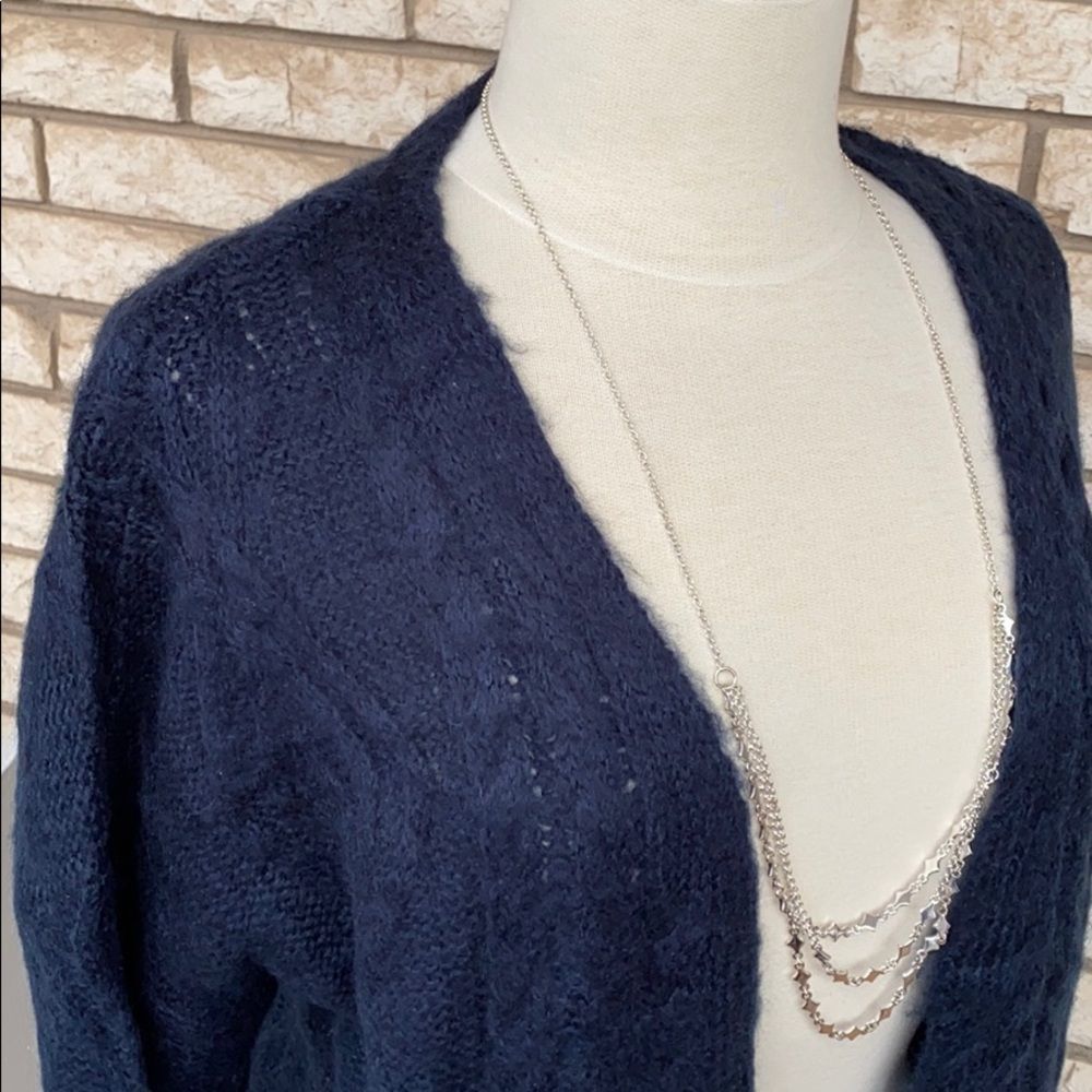 Navy Blue Cardigan - Picture 2 of 6